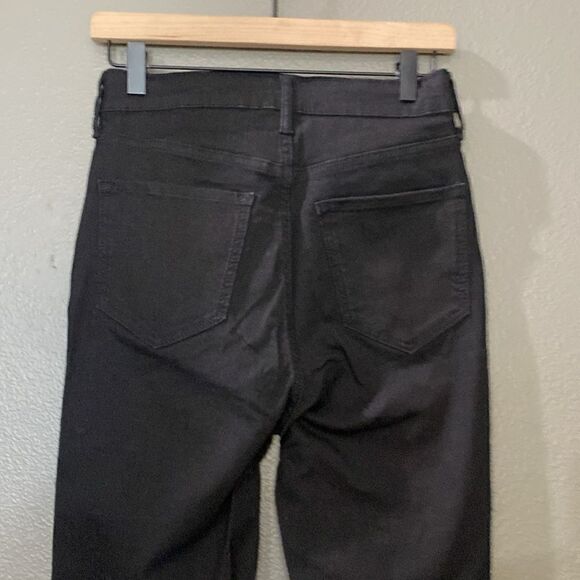 old navy forever fit 36 black jack raw hem Skinny Jeans - Picture 7 of 12